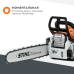 Бензопила STIHL MS 170 с шиной 14" / 35 см 11302000486