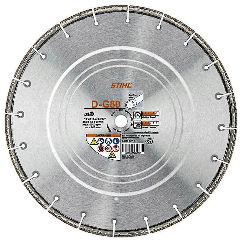 Алмазный диск STIHL 350 мм D-G80, 08350707000
