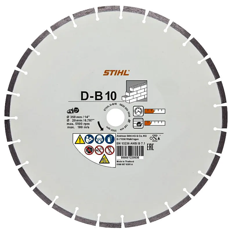 Алмазный диск STIHL 350 мм В10, 08350907040