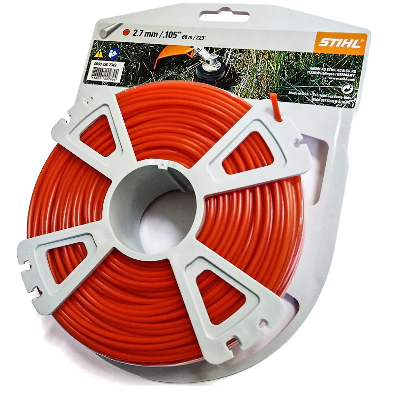 Струна триммерная круглого сечения STIHL Carbon 2,7 мм х 65 м, 00009302343