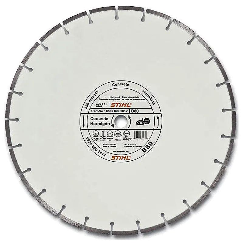 Алмазный диск STIHL 400 мм В80, 08350984009
