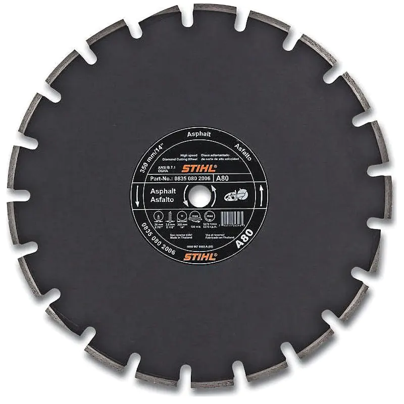 Алмазный диск STIHL 400 мм А80, 08350801009